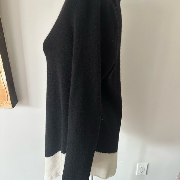 Joie Tambrel Sweater; Black & White - Picture 3 of 8